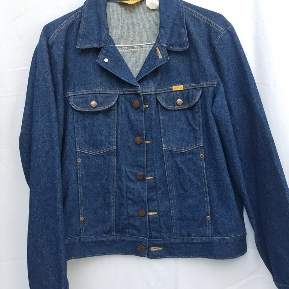 Vintage Rustler Blue Jean Denim Jacket